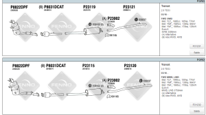 FORD TRANSİT ORTA EGZOZ.(Uzun Şase) 2014 >..