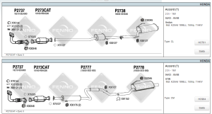 HONDA ACCORD KATALİTİK KONVERTER 2.0 (2003 - 07)