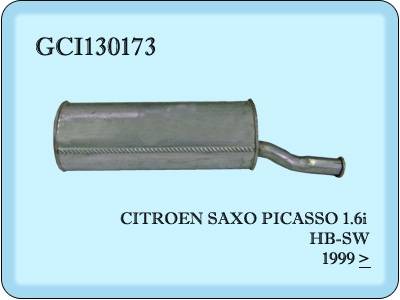 Cıtroen Saxo Picasso Arka Susturucu