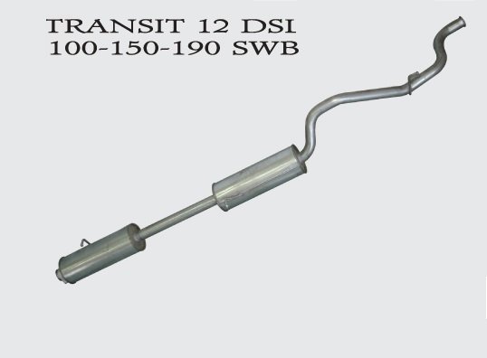 FORD TRANSİT 12  EGZOZ 2.5 100 - 150 -190 VAN (1996 -01)