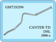 myths Canter 659 FE Outlet pipe Short