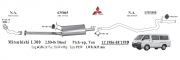 MİTSUBİSHİ L300 ARKA EGZOZ