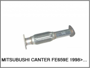 MITSUBISHI CANTER FE659 E FRONT INTERMEDIATE PIPE WITH SPIRAL