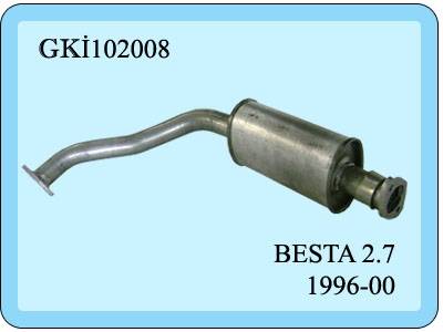 Kia Hi Besta 2.7 Ön Boru+Egzoz. 96-00
