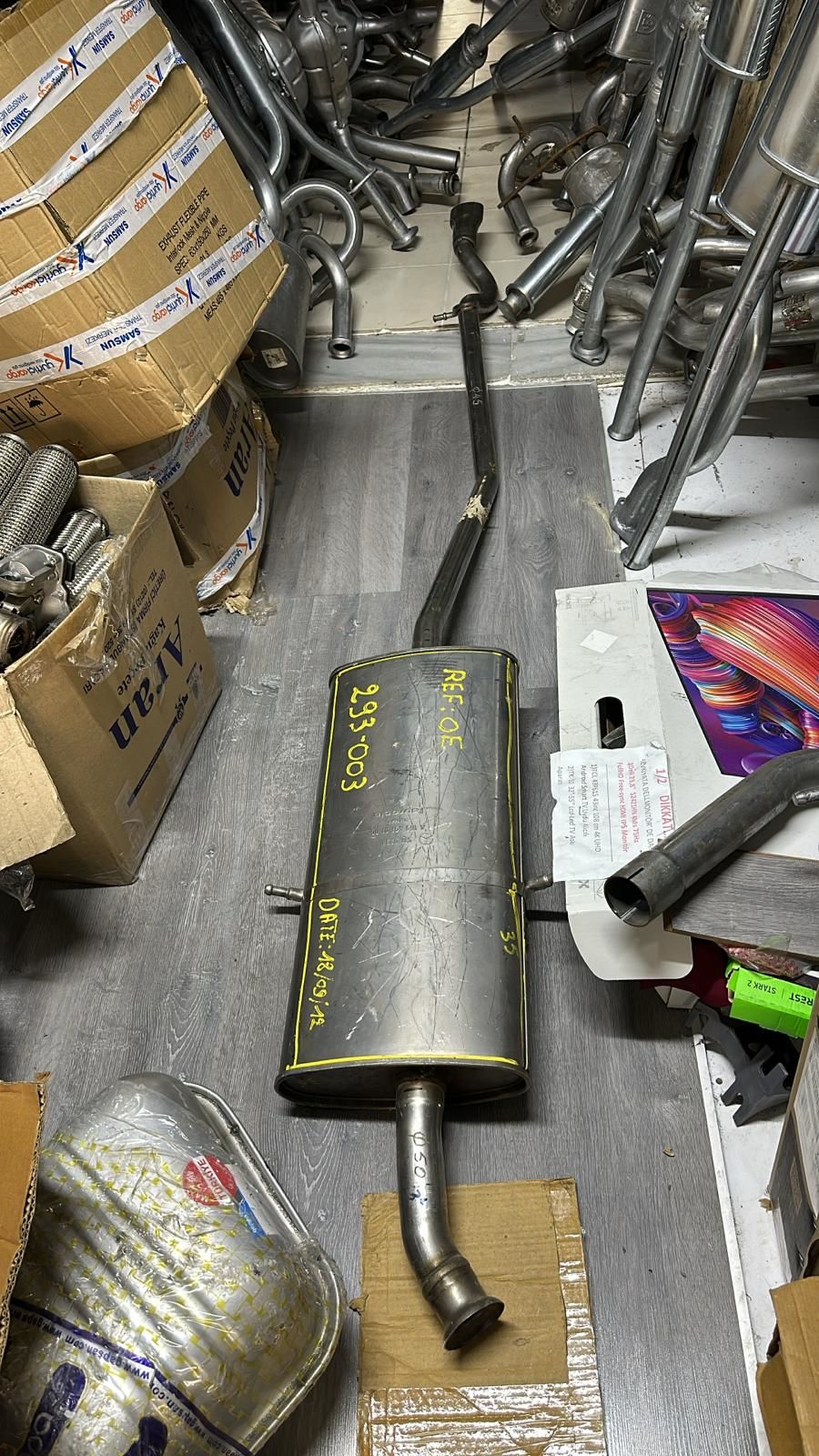 MERCEDES W245  ARKA EGZOZ  B170  180 200 (2005-11)