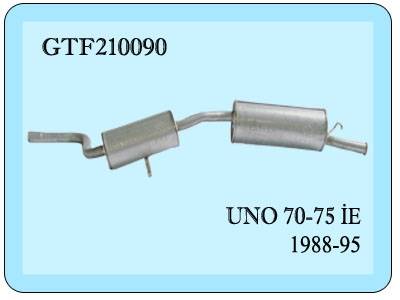 Fiat Uno Rear-Mid Exhaust