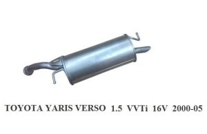 TOYOTA YARIS VERSO REAR EXHAUST 1.3 - 1.5VVTİ 16V (2000 - 06)