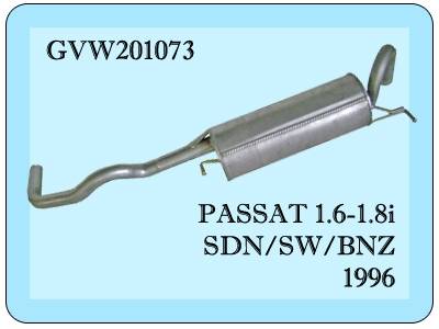 Wolkswagen Passat Arka Egzoz 1.6/1.8cc T 98-00