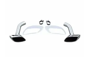 BMW X6 SERİSİ E71 KARE EGZOZ UCU SETİ  (2008 - 14)