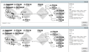 VOLVO   XC60 ARKA EGZOZ 2.0 D4, Turbo (275) D5 AWD (2017  - 22)
