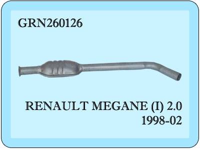 Renault Megane I Orta Egzoz  1.6