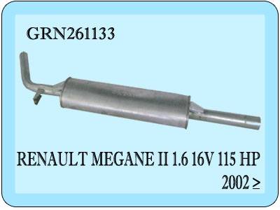 Renault Megane II 1.6 İE 16V Orta Egzoz