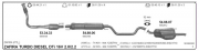 OPEL ZAFIRA MIDDLE EXHAUST 2.0 / 2.2 DTI (2000 - 05)