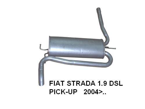 FİAT STRADA ARKA EGZOZ 1.2 PİCK-UP   (2000 - 06)