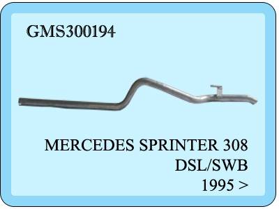 Mercedes Sprinter Egzoz Çıkış Borusu 208D-308D-408D