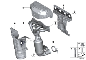 MINI ONE COOPER KATALİTİK KONVERTER 1.4 ,1.6 16V (2006 -11)