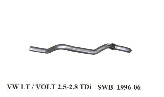 VOLKSWAGEN VOLT AUSPUFF-AUSLASSROHR SWB 2.5 - 2.8 (1997-07)