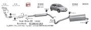SEAT IBIZA MIDDLE EXHAUST 1.2- 1.4 (2002 - 09)
