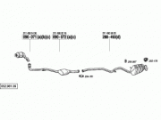 MERCEDES E220 CDİ ARKA EGZOZ W211 2002>...