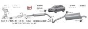 SEAT CORDOBA ARKA EGZOZ  1.4İ 16V Sedan (2002 - 09)