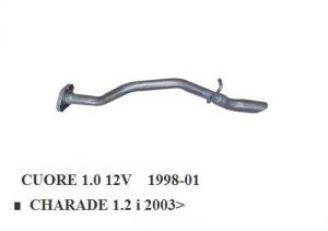 DAİHATSU CUARE REAR EXHAUST OUTLET PIPE 1.0 -1.2 - 1.3 (1998 - 03)