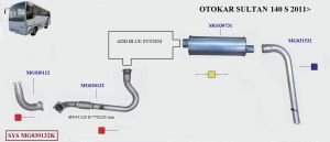 OTOKAR SULTAN 140 S ÖN  EGZOZ BORUSU  2011>...