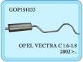 Opel Vectra C  Orta Egzoz  1.6 - 1.8