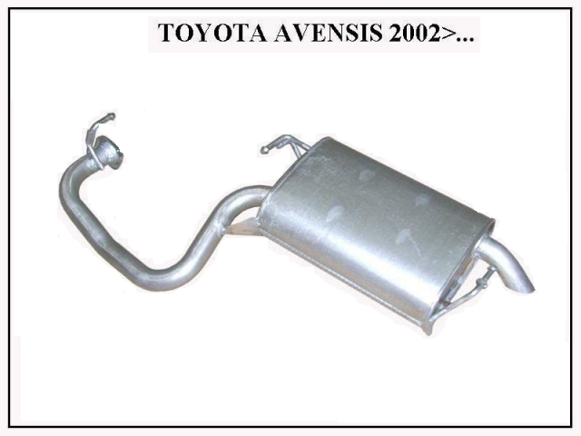 TOYOTA AVENSİS ARKA EGZOZ 1.6 -1.8  (2003 - 08)