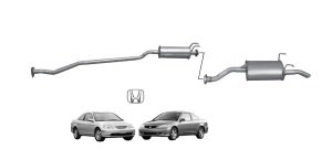 HONDA CIVIC REAR - CENTER EXHAUST 1.4 - 1.6i 16V Sedan (2001 - 06)