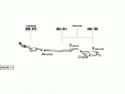 RENAULT ESPACE ORTA ARA BORU EGZOZ. 2.0
