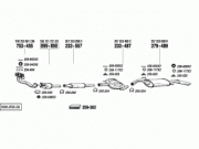 VOLKSWAGEN PASSAT ARKA EGZOZ 1.6-1.8-2.0-1.9TD Sedan/Variant