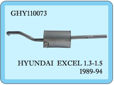 Hyundai Excel Arka Egzoz