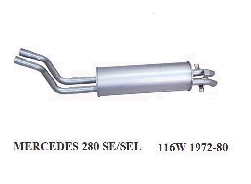 MERCEDES 280SEL 0RTA EXHAUST W116