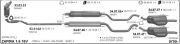 OPEL ZAFIRA (A) FRONT PIPE EXHAUST1.6İ/1.8İ