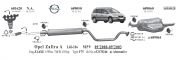 OPEL ZAFIRA (A) FRONT PIPE EXHAUST1.6İ/1.8İ
