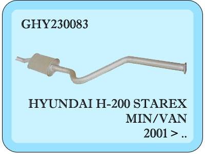 Hyundai Starex Arka Egzoz