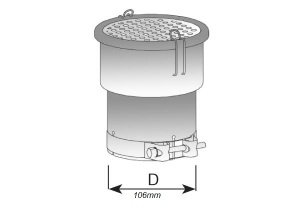 EGZOZ KIVILCIM ÖNLEYİCİ ALEV KESİCİ (116-125mm Çap Arası)